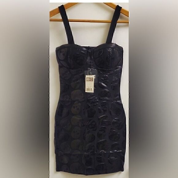 NWT Iron Fist Skullz Club Mini  Dress Medium - Picture 5 of 6